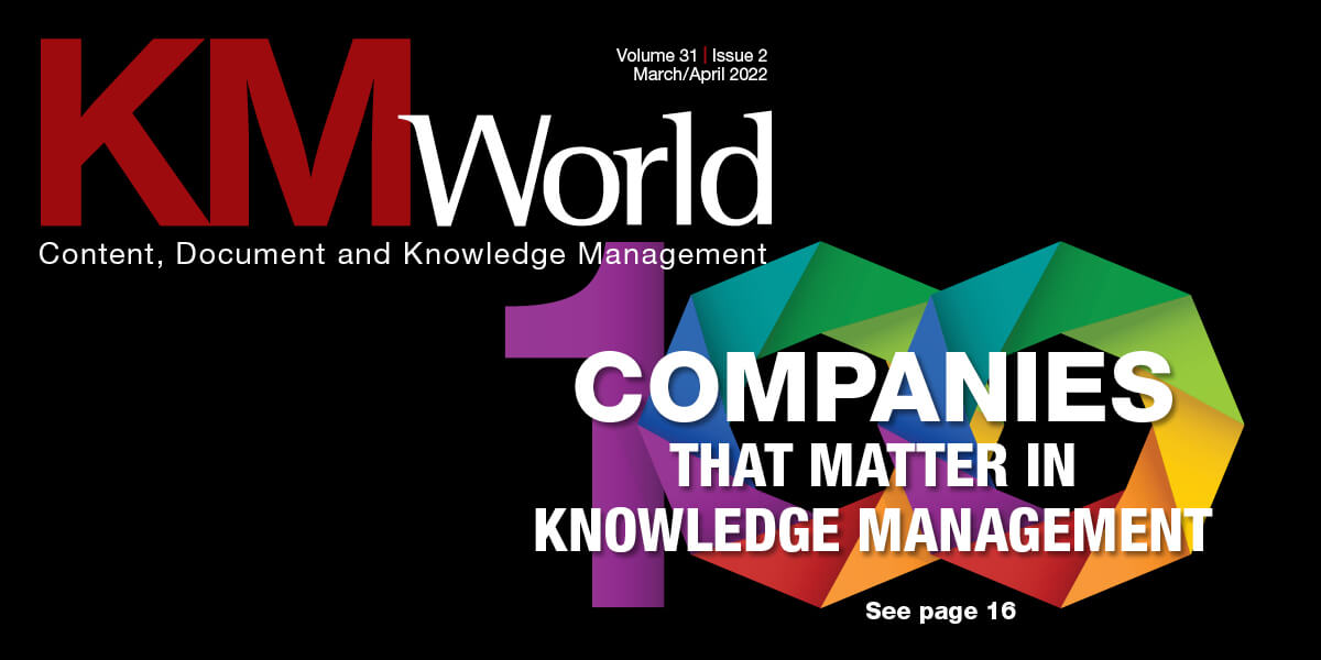 KMWorld Cover