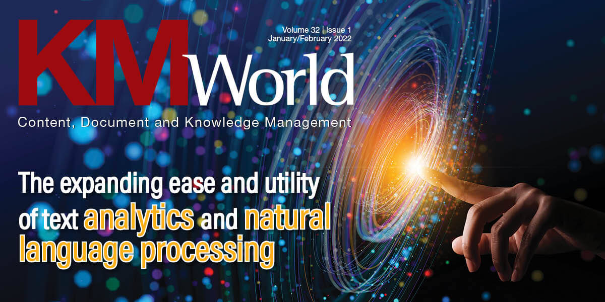 KMWorld Cover