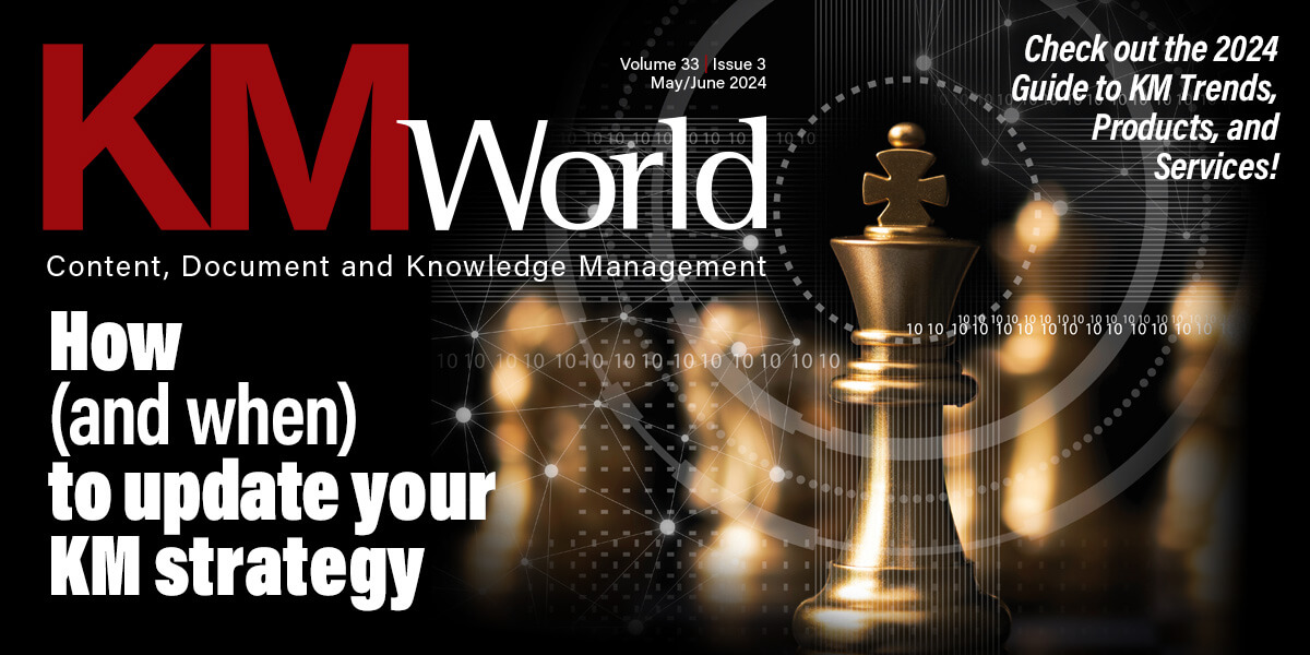 KMWorld Cover