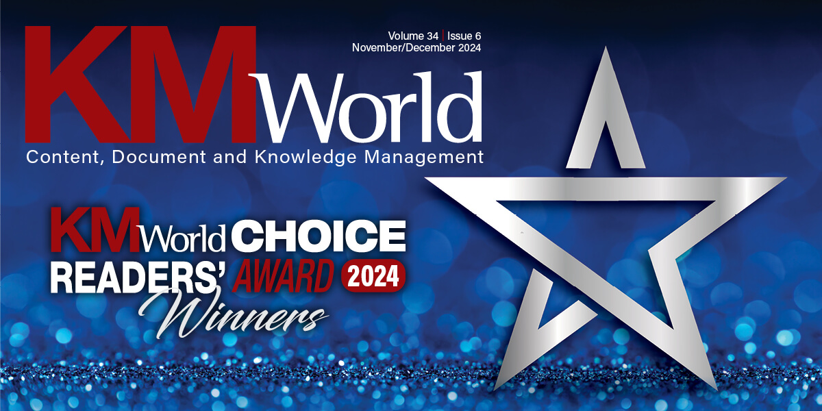 KMWorld Cover